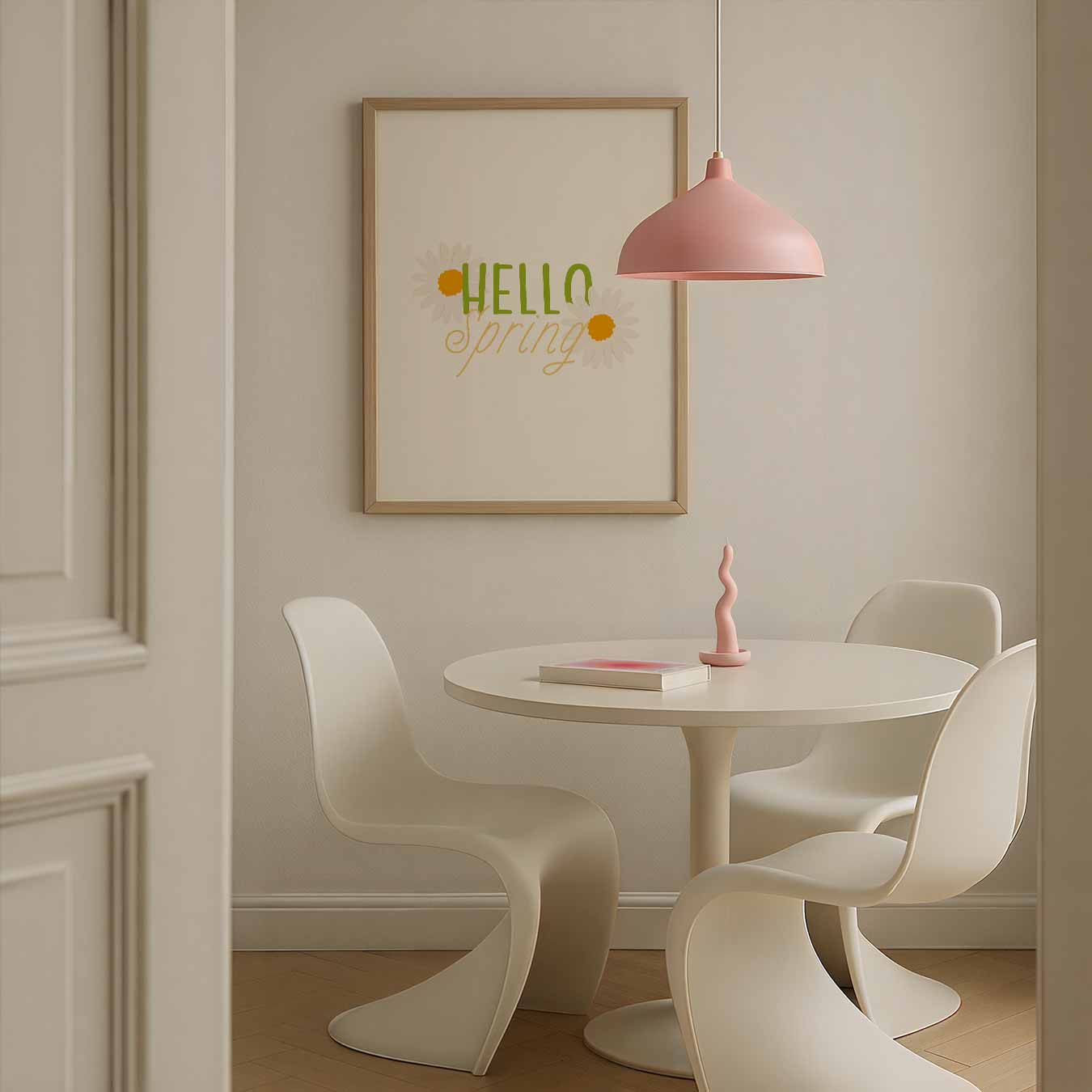 Hallo Lente Bloemenposter-WallArtistic