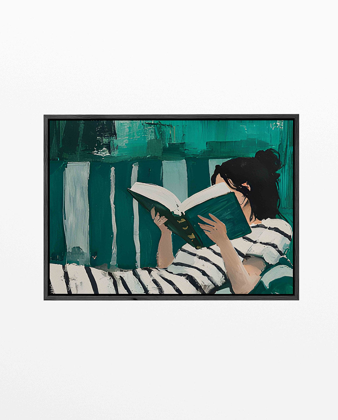 Lezende vrouw Kunstwerk