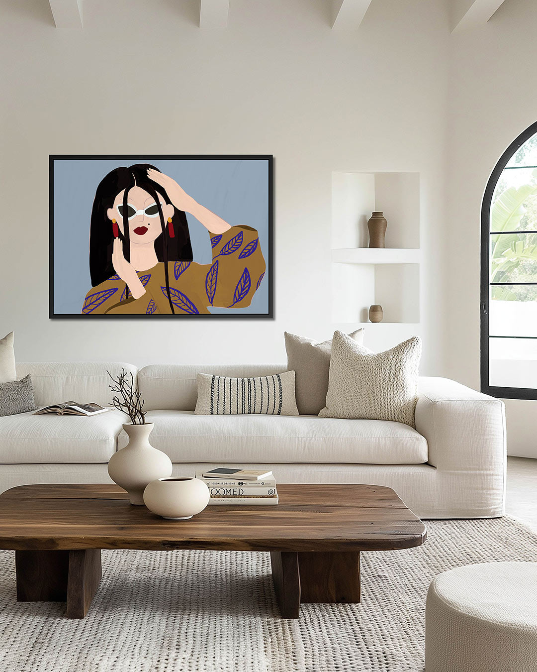 Vrouwelijk portret Kunstwerk