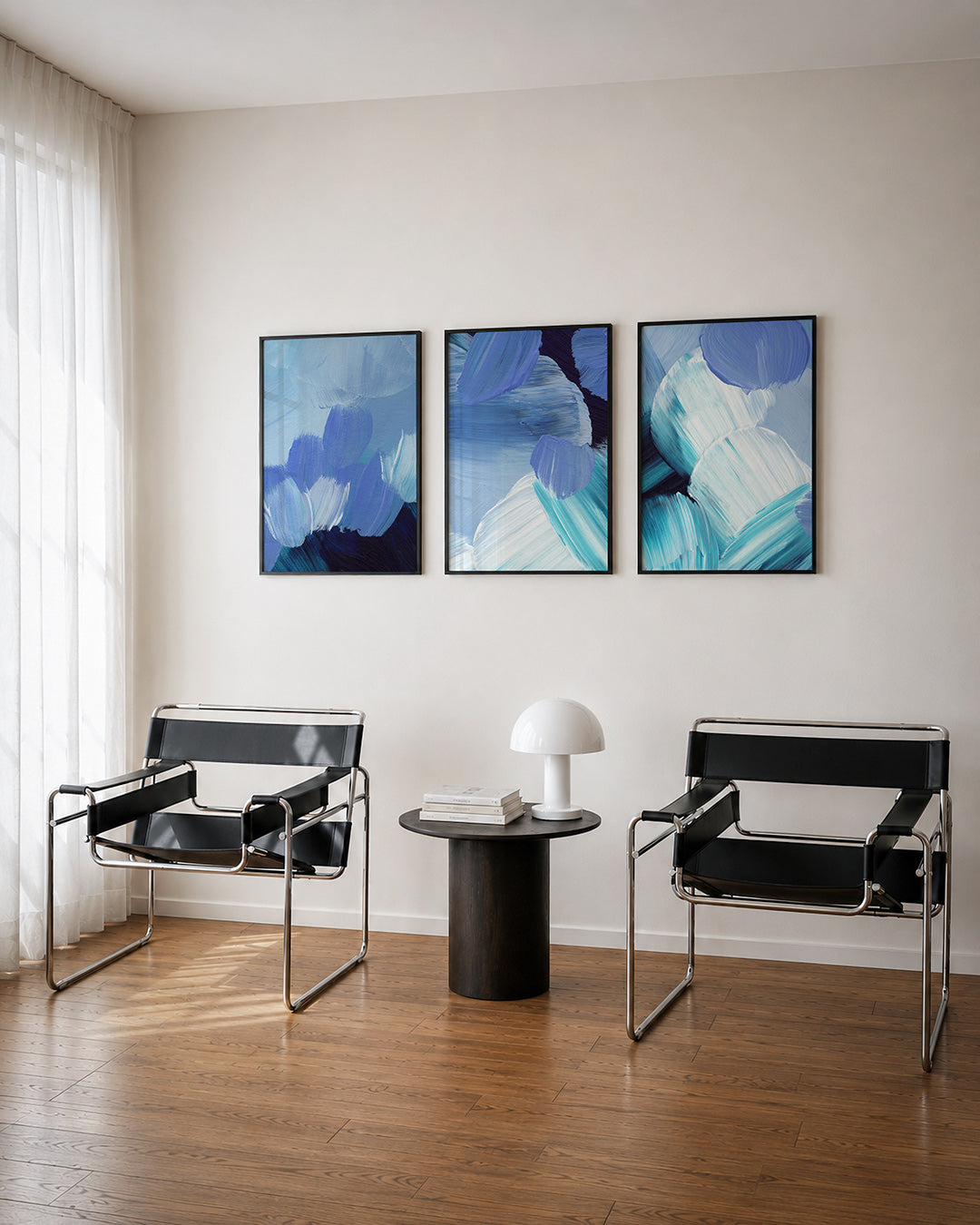 Kleurvlakken en beweging Posterset