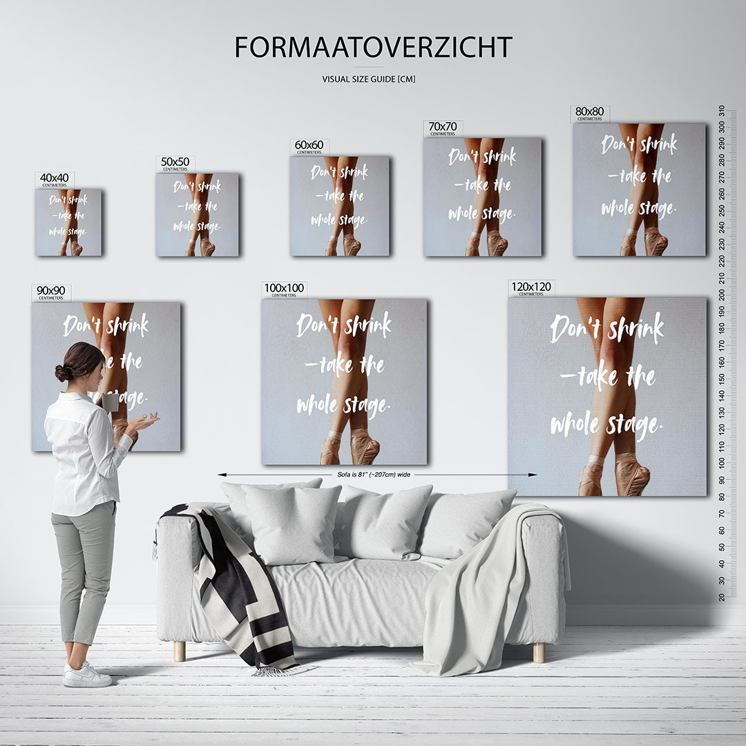 Inspirerende dans Kunstwerk