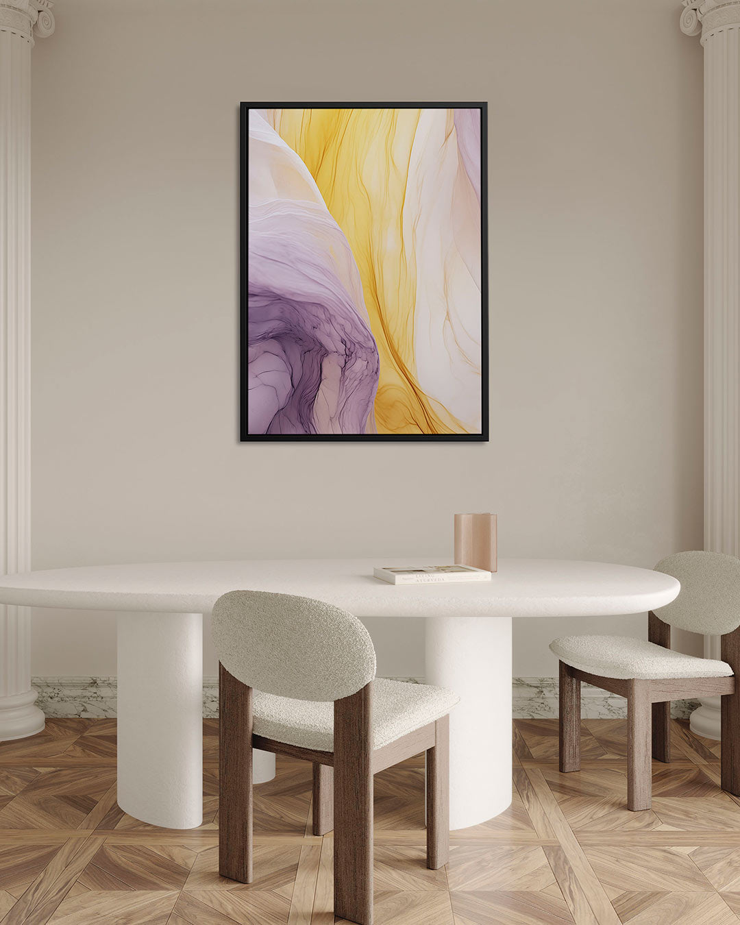 Organische kleurencompositie Kunstwerk