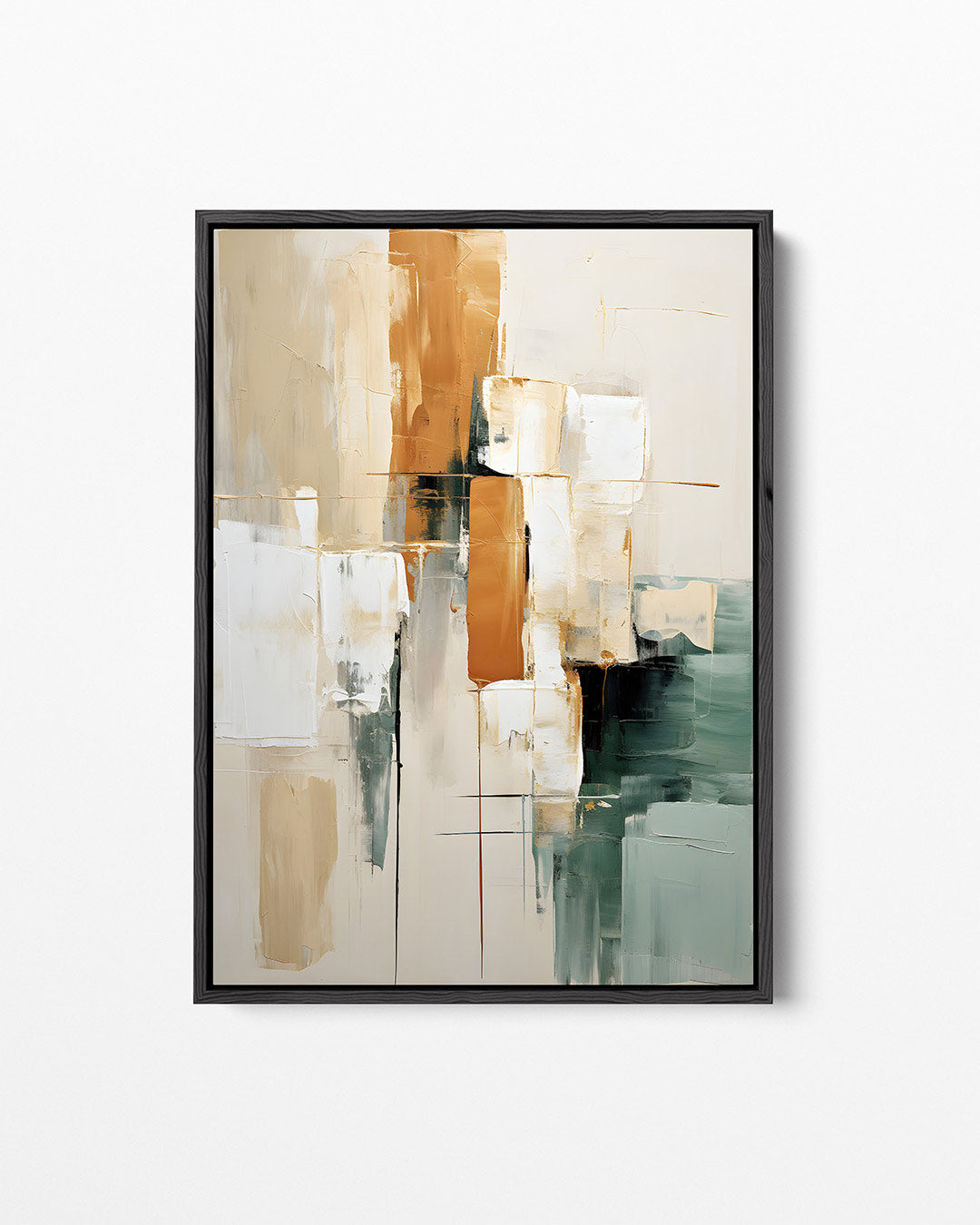 Geometrische kleurencompositie Kunstwerk