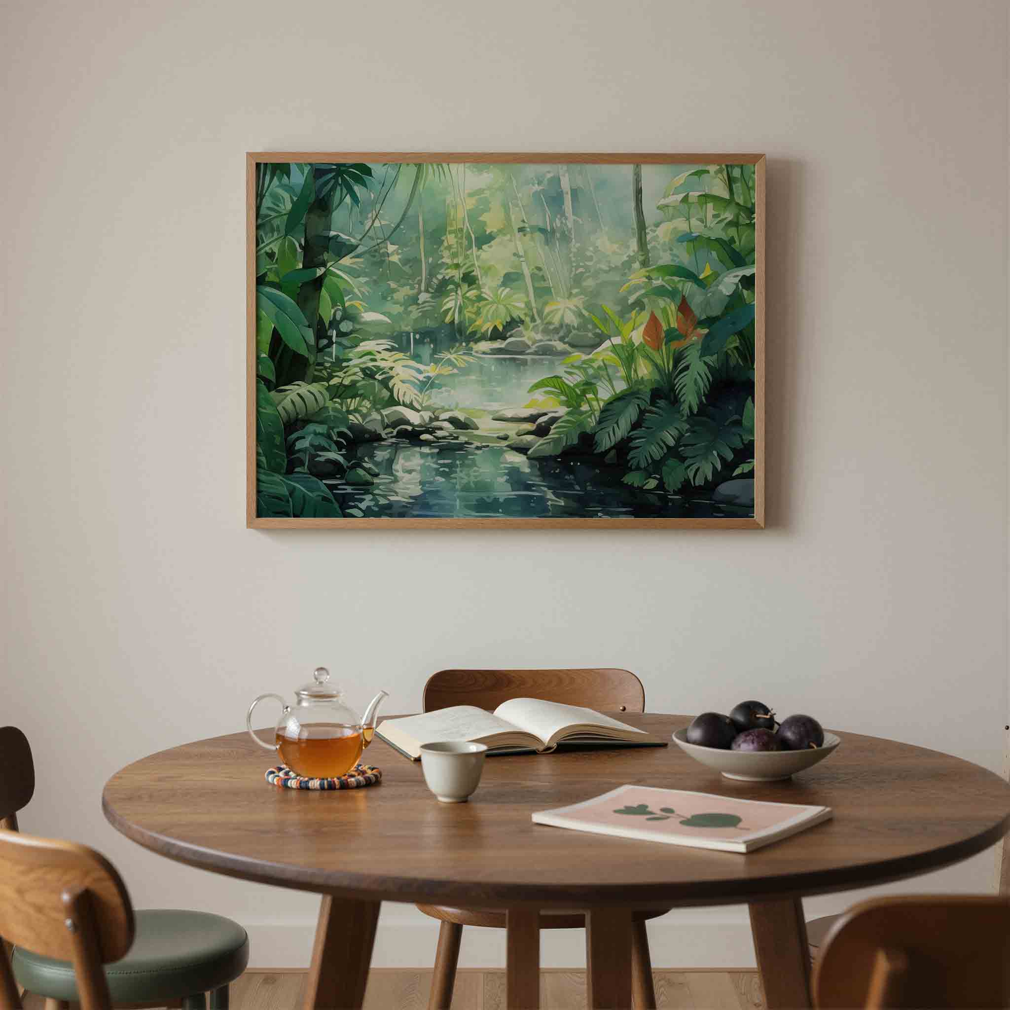 Tropisch bos Poster