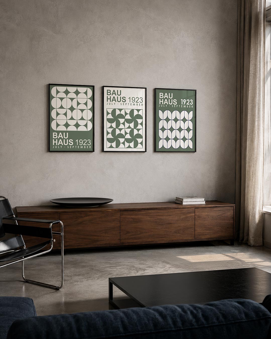 Cirkelvormen en vlakken Posterset