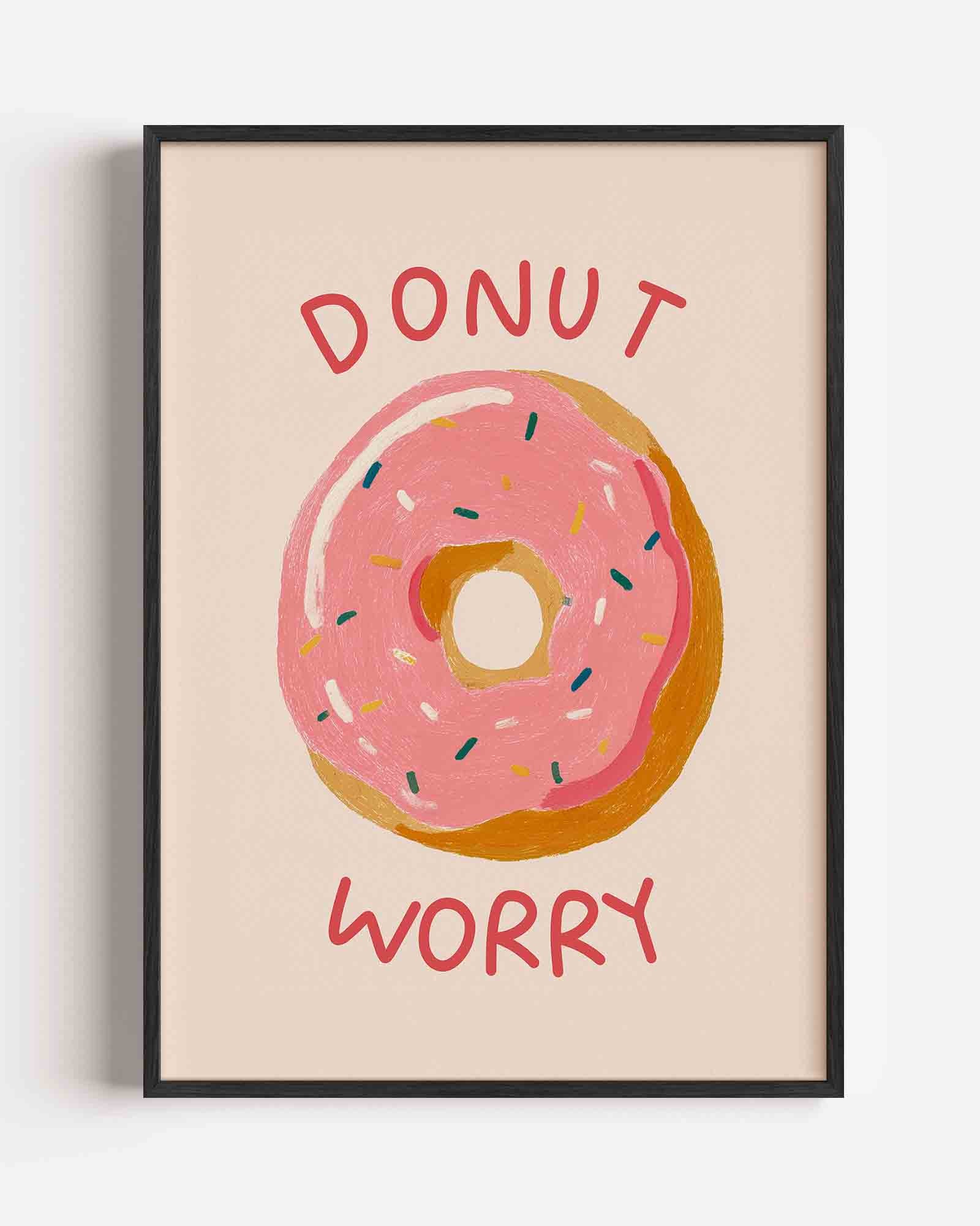 Donut worry Poster