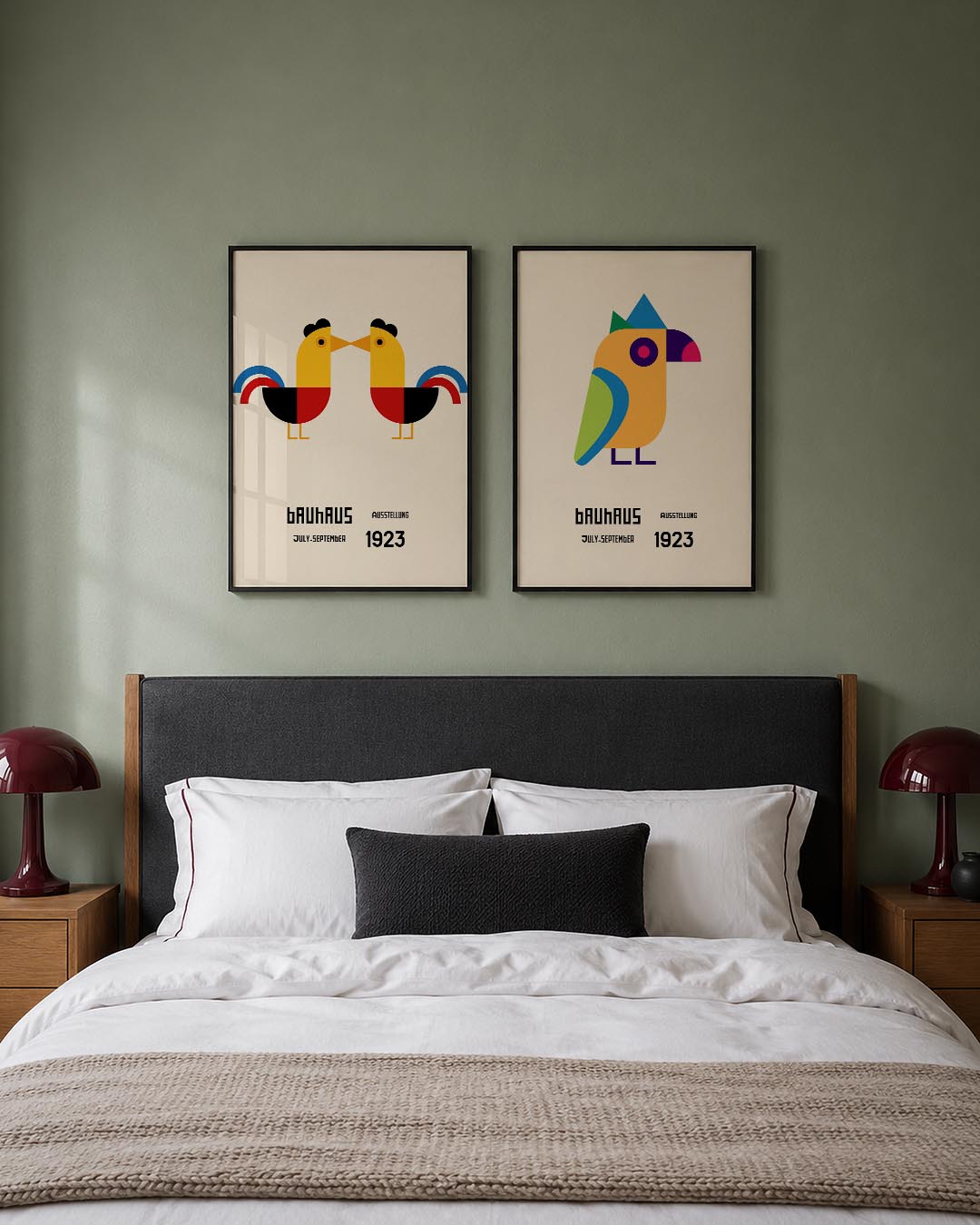 Vogels en vormen Posterset