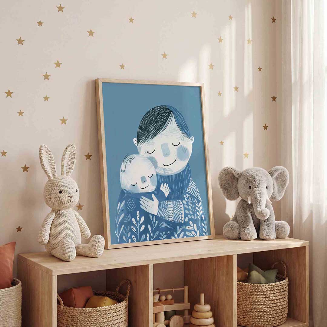 Ouder en kind Poster