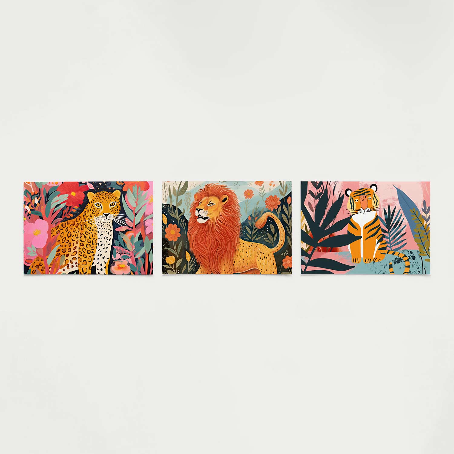 Vormen en kleuren Posterset