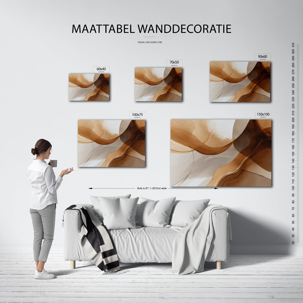 Organische lijnen Kunstwerk