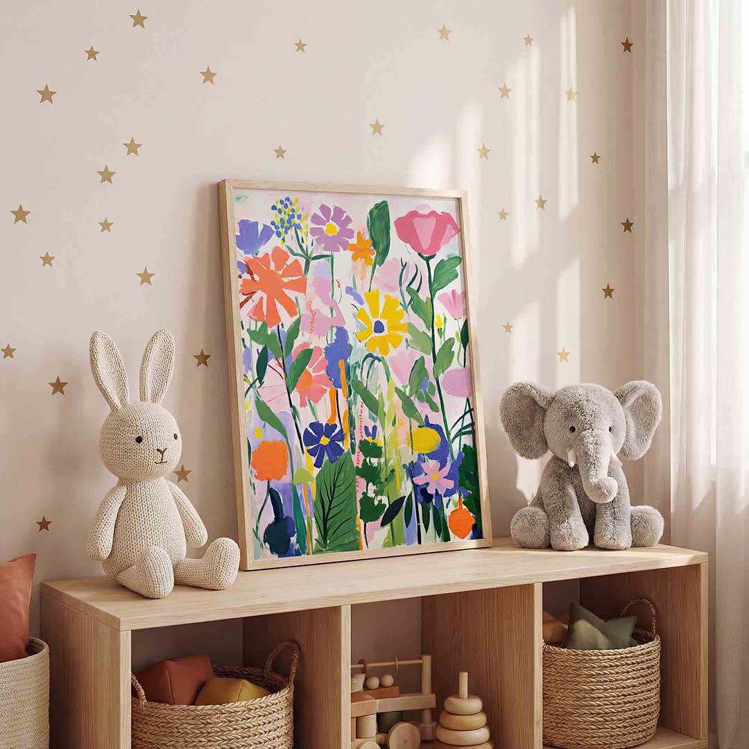 Bloemen in felle kleuren Poster