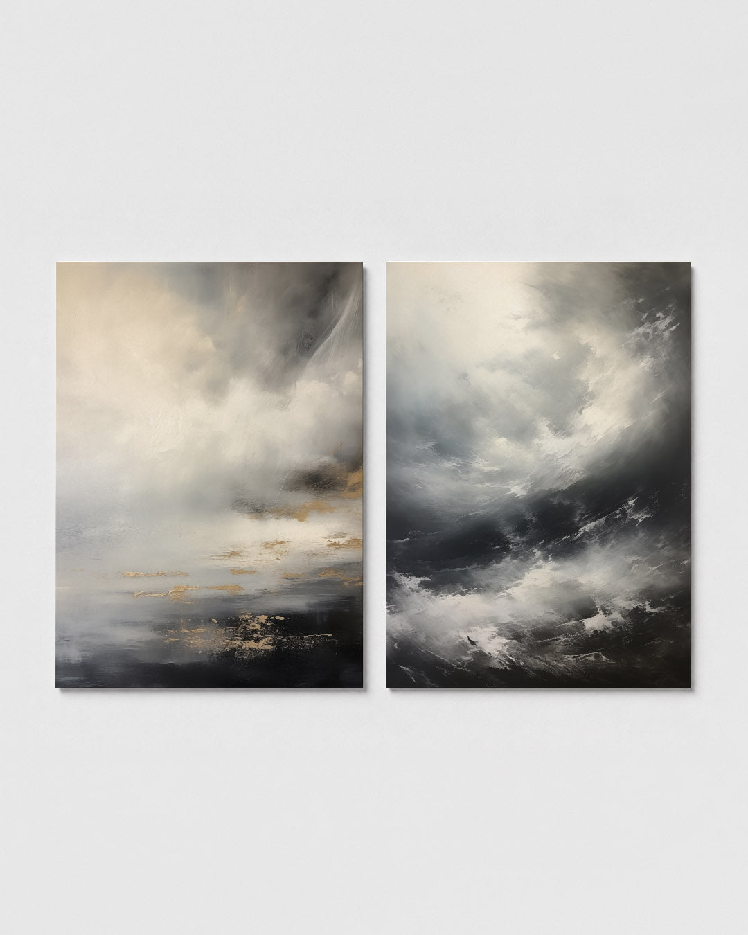 Wolkachtige vervaging Posterset