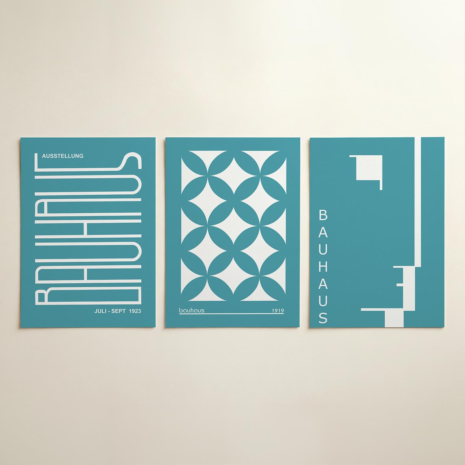 Lijnen en kleurvlakken Posterset