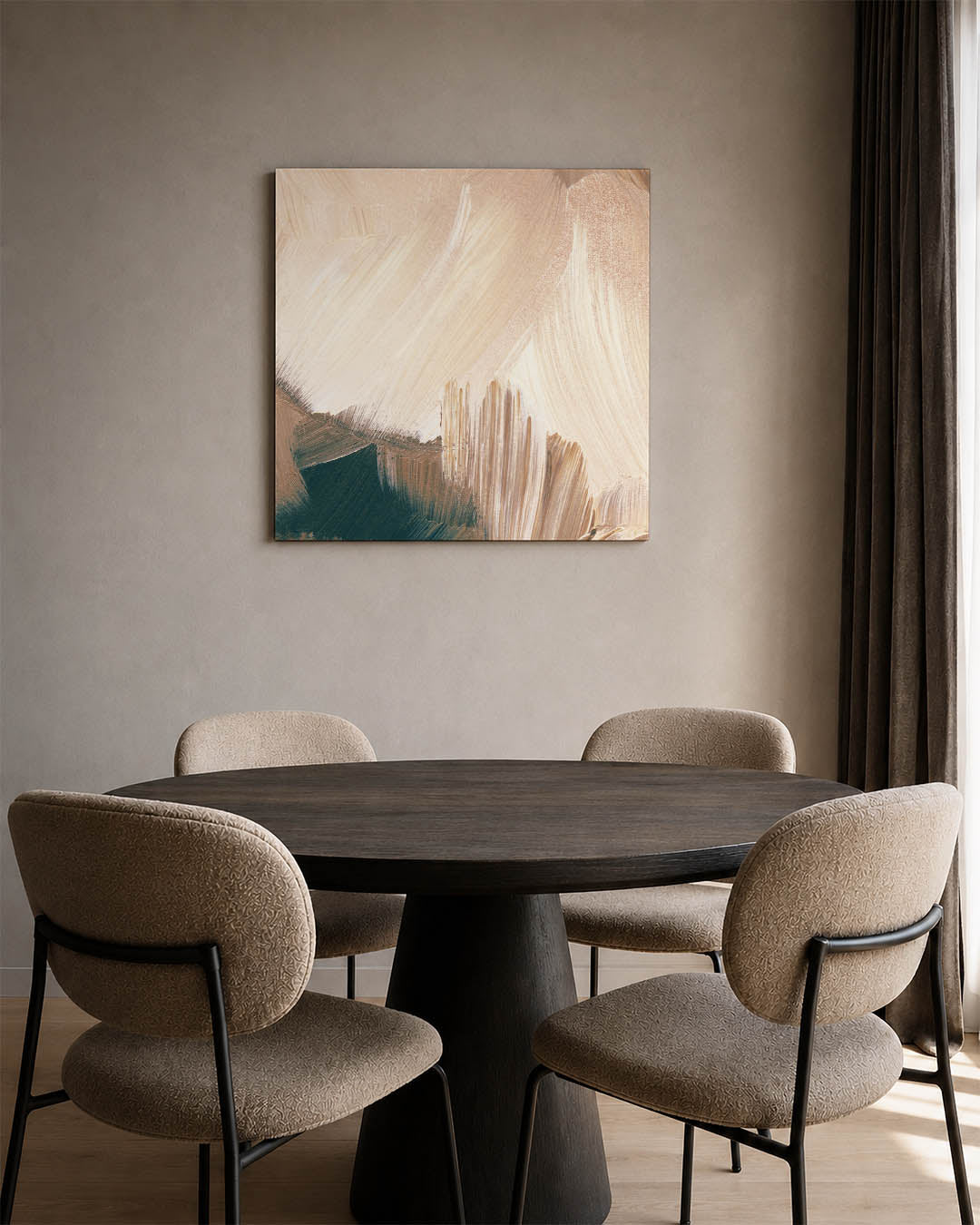 Penseelstreken Kunstwerk