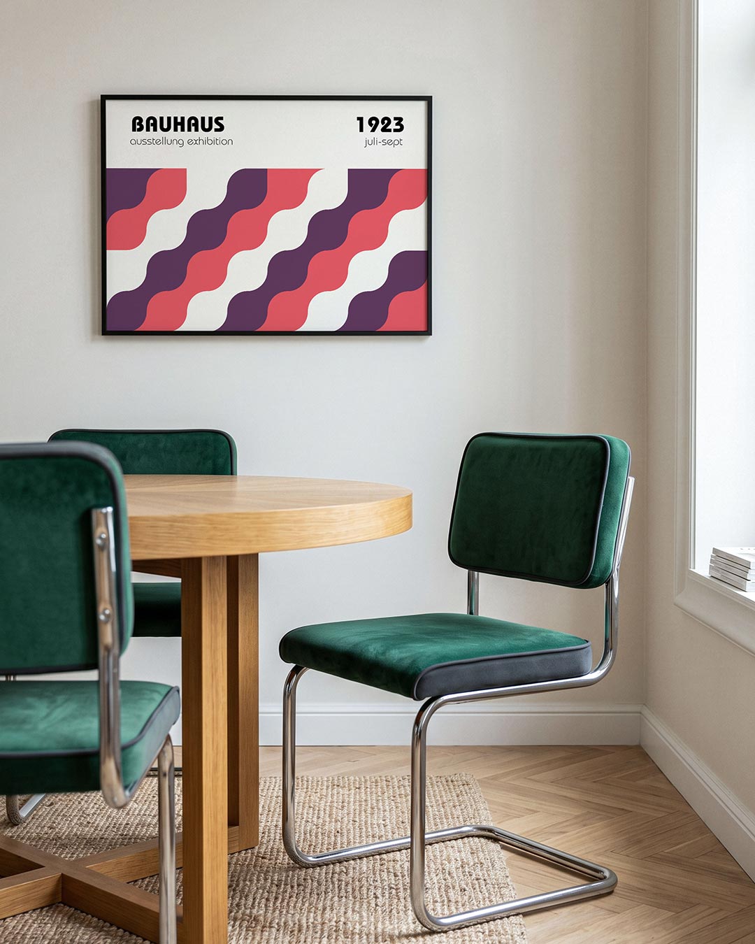 Golvend lijnenspel Poster