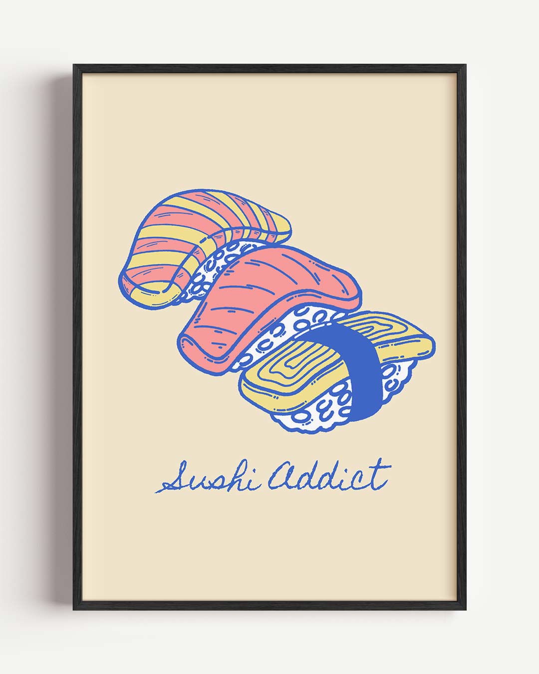 Sushi Addict Wanddecoratie Poster-WallArtistic