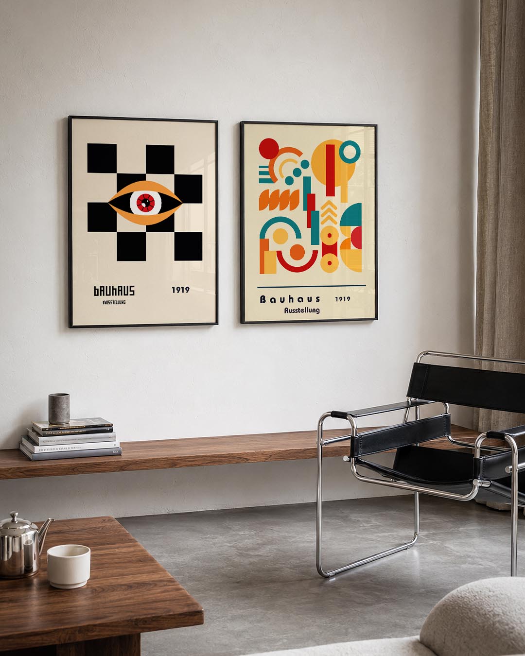 Oog en vlakken Posterset