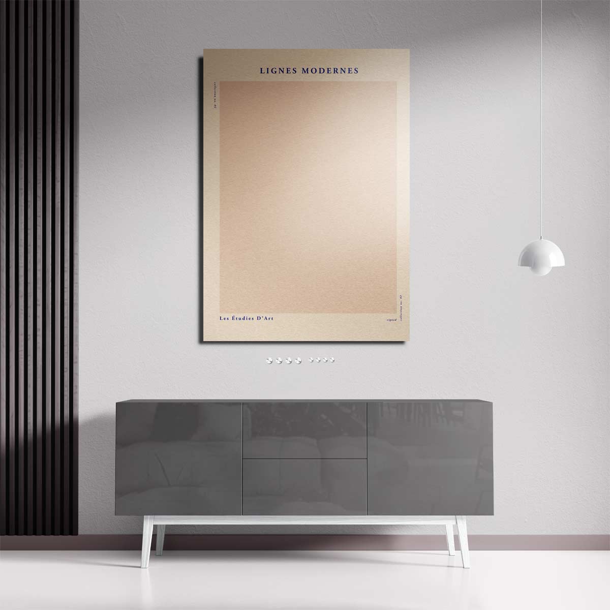 Lignes Modernes Poster