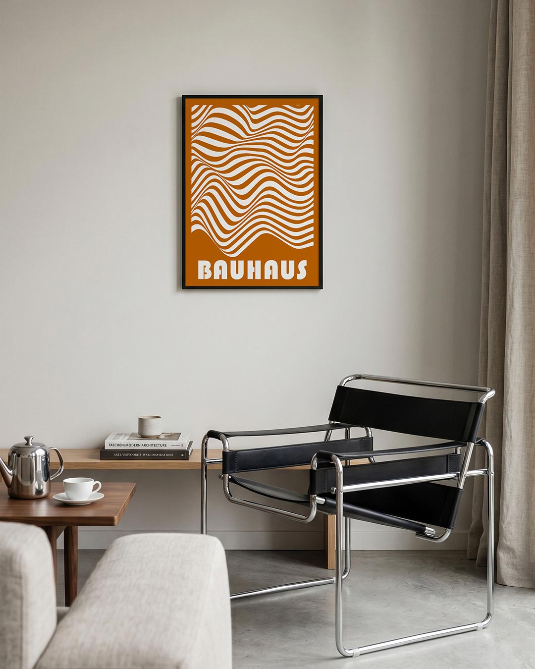 Golvend lijnenspel Poster