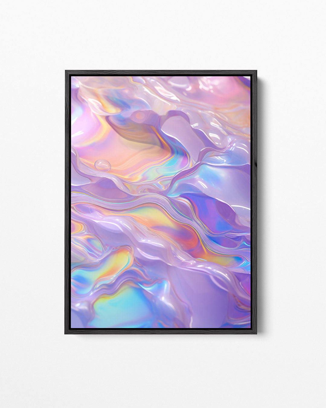 Vloeiende kleuren golf Kunstwerk