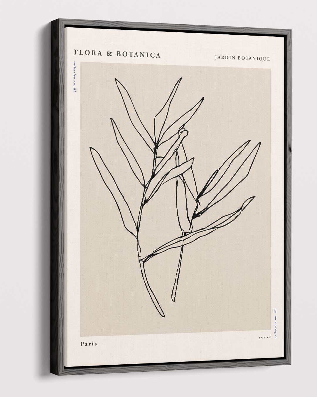 Botanische Schetswandeling Kunstwerk-canvas-dibond-plexiglas-wanddecoratie-WallArtistic