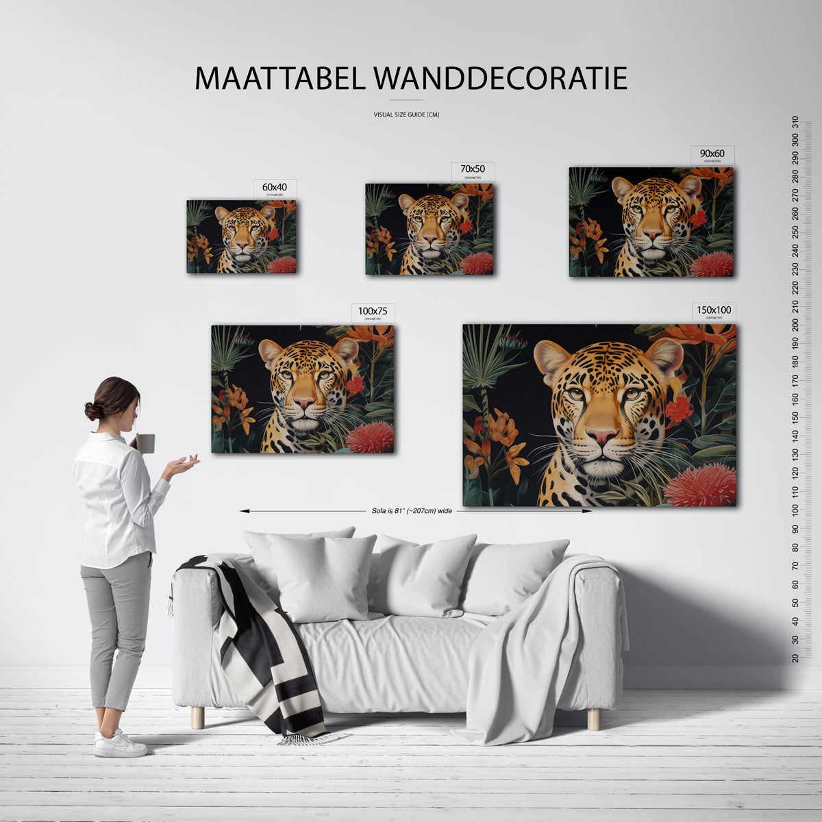 Dierlijke elegantie Kunstwerk