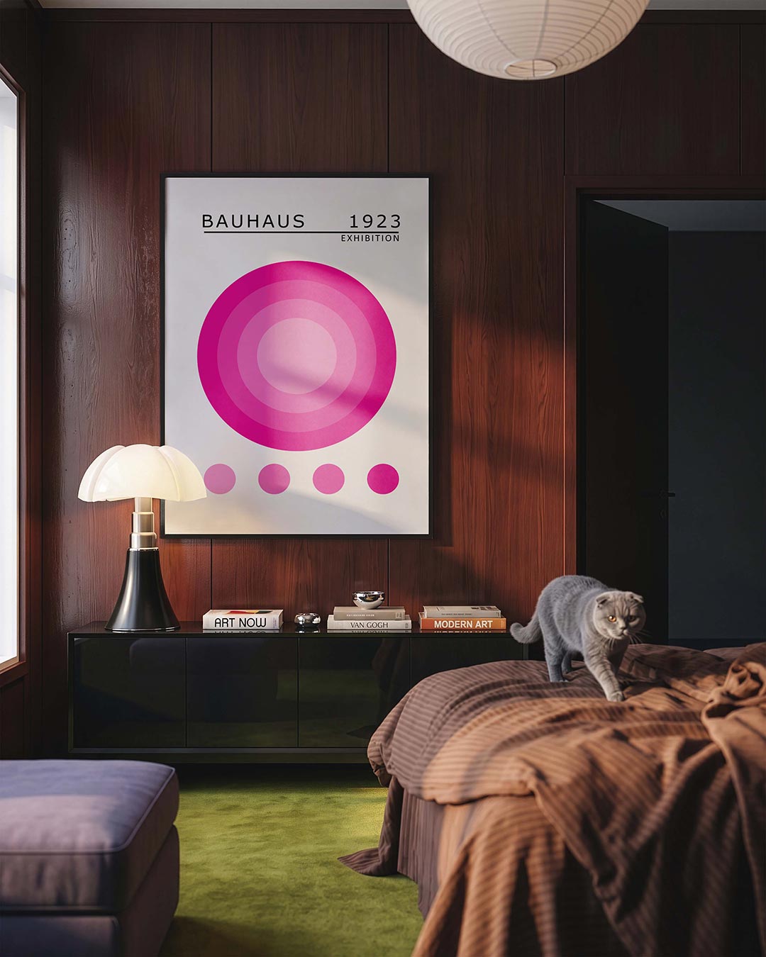 Cirkelvormen en kleuren Poster