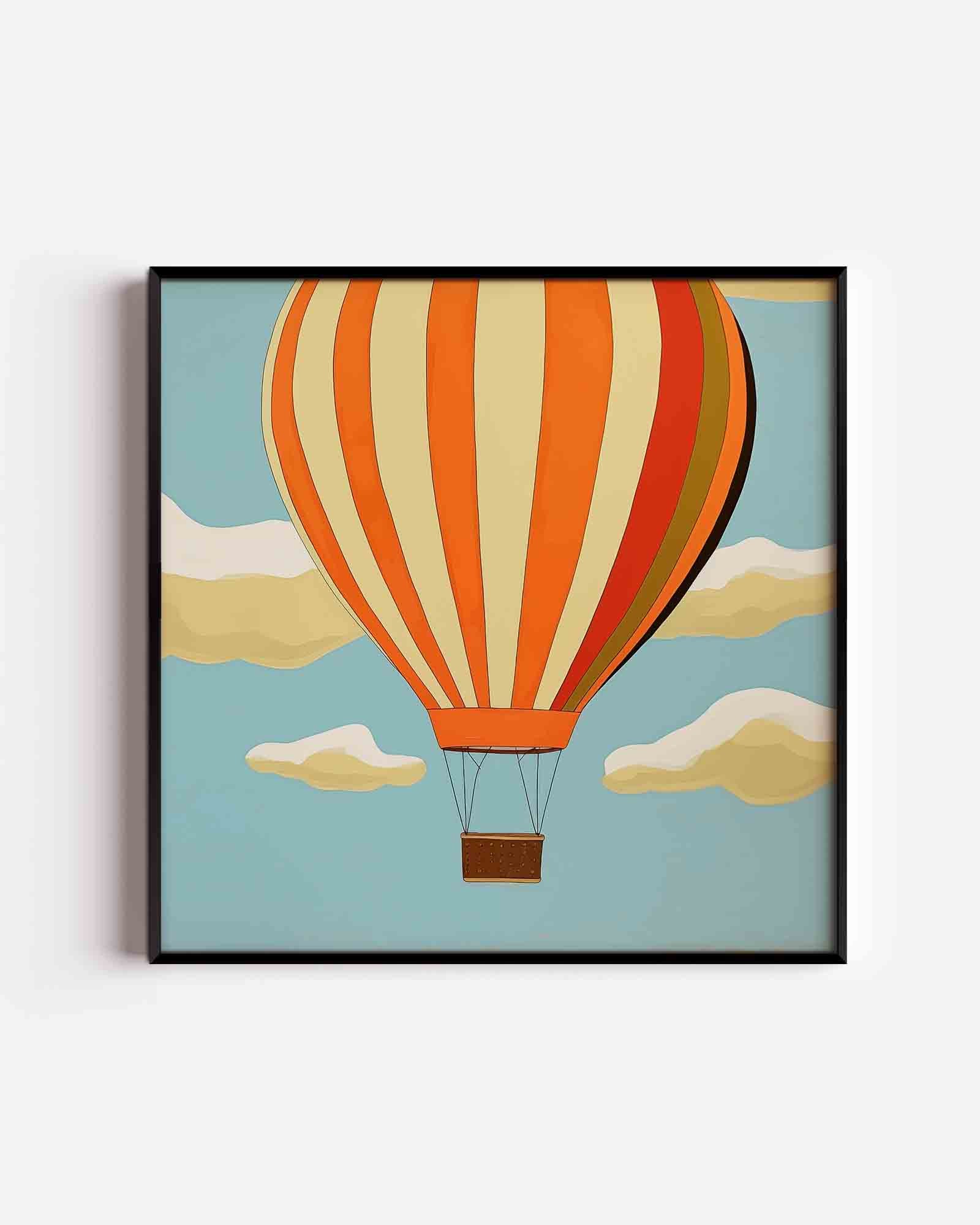 Luchtballon Poster