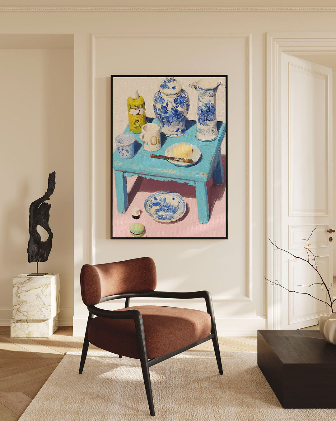 Kleurrijk stilleven Kunstwerk