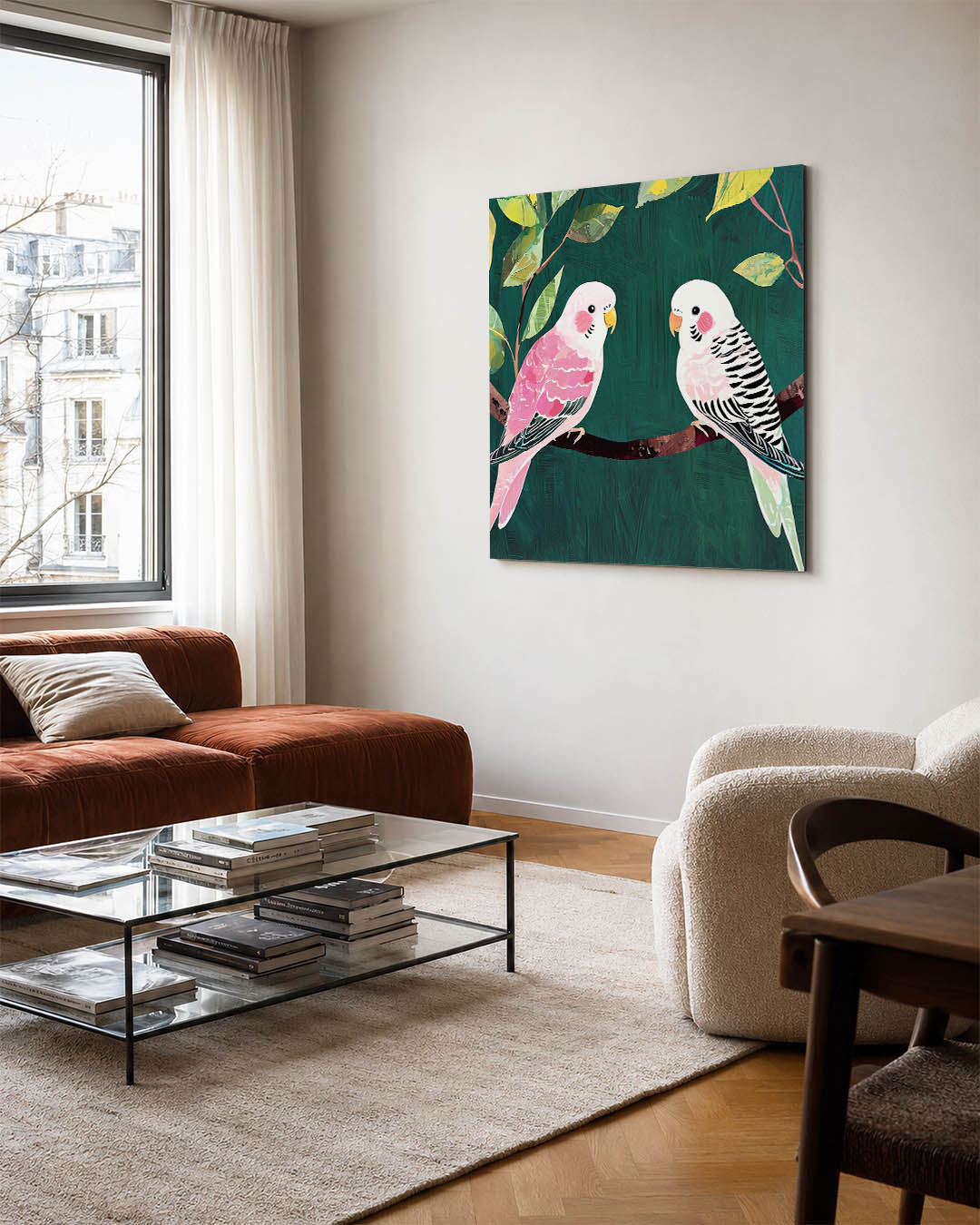 Vogels op tak Kunstwerk
