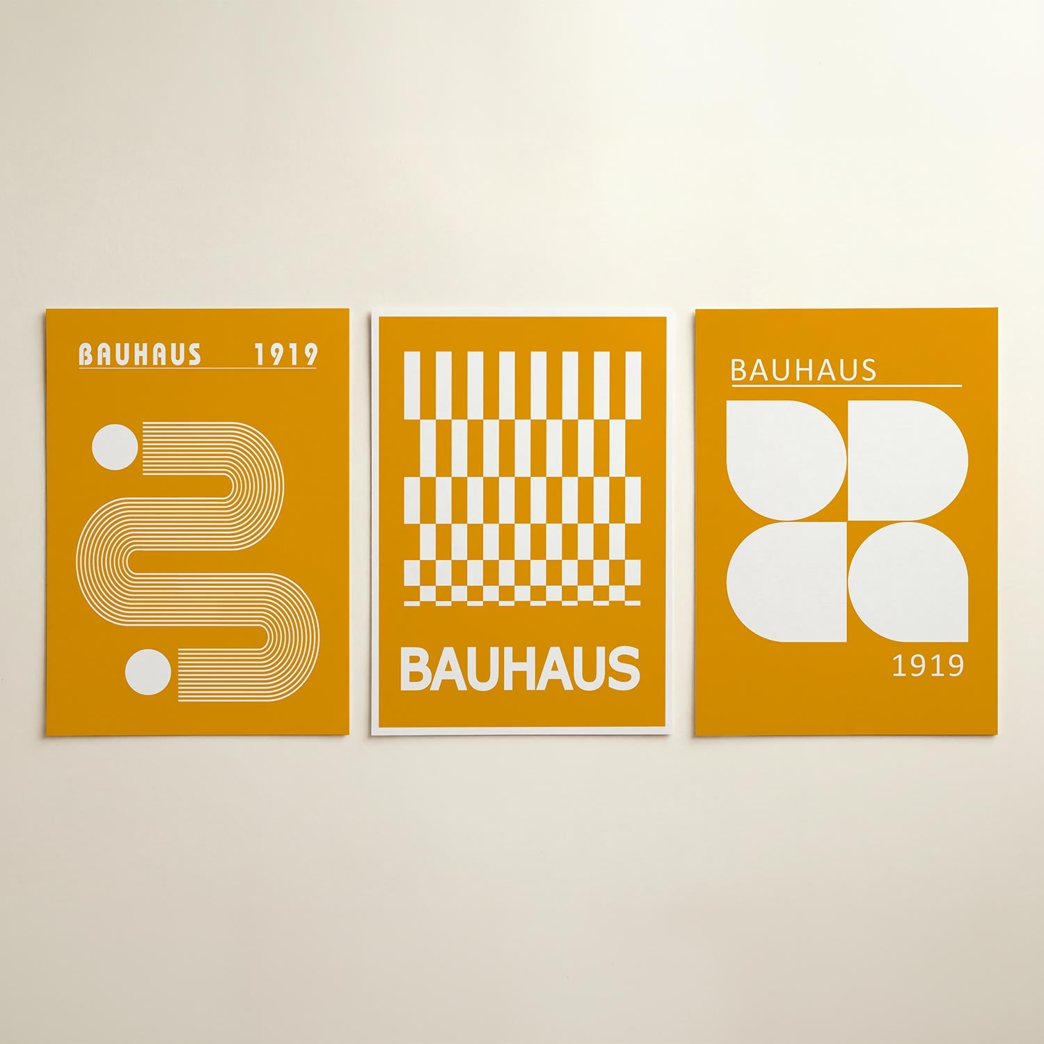 Lijnen en vlakkenspel Posterset