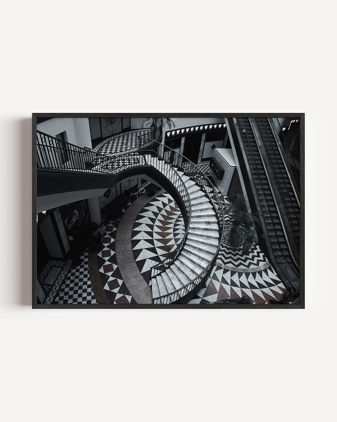 Geometrische trappen Poster