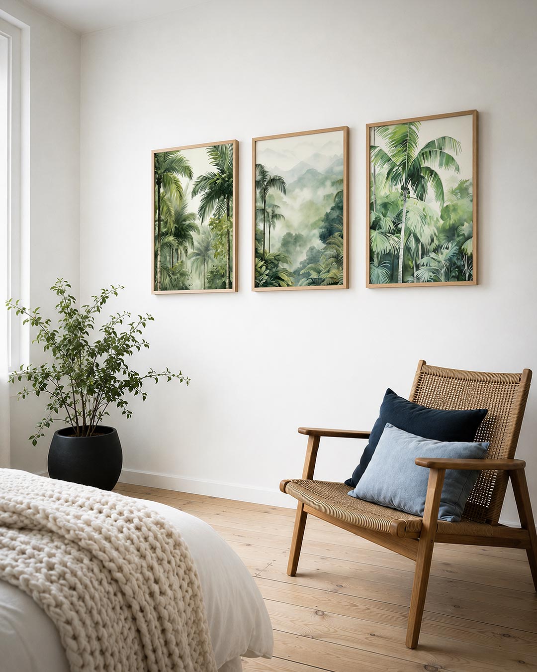 Groene palmritmes Posterset