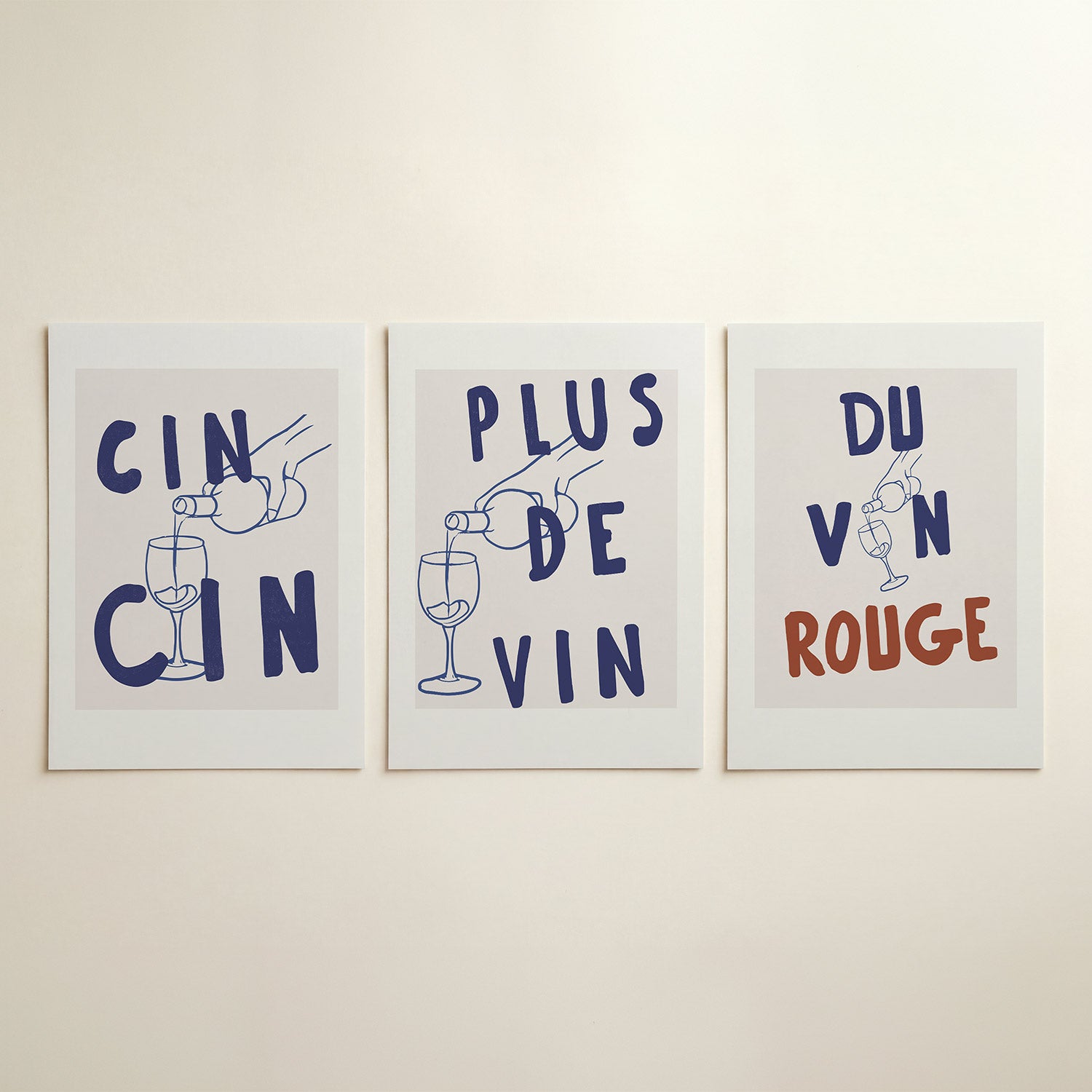 Lijnen en cheers Posterset