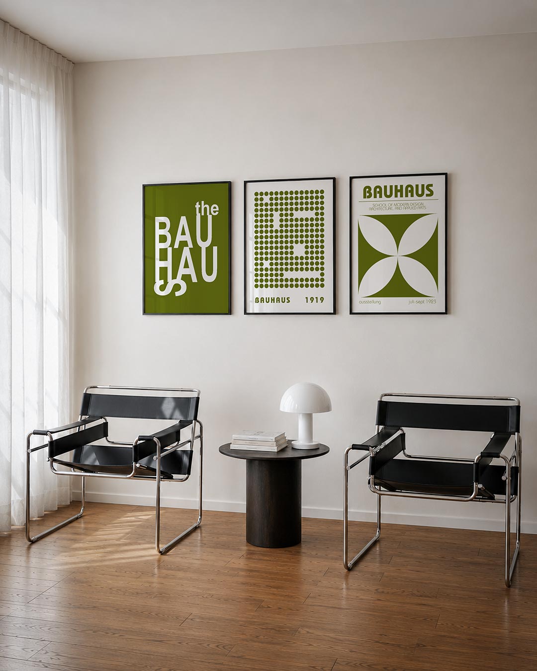 Typografisch spel Posterset