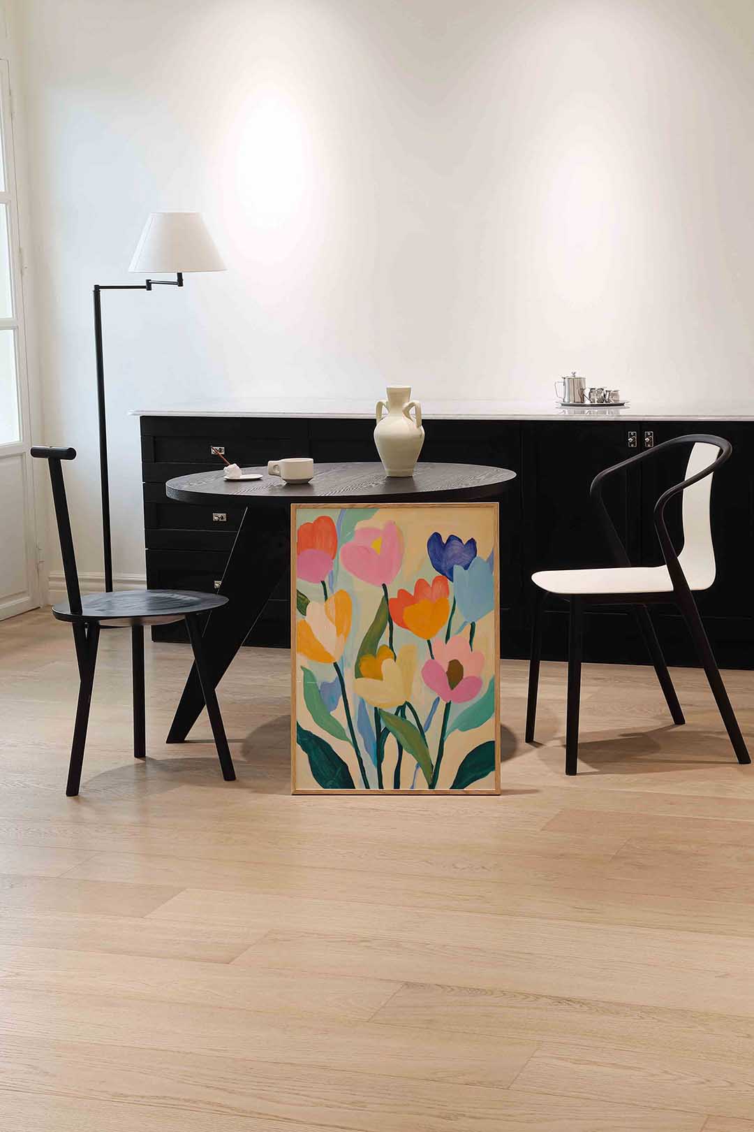 Bloemen in levendige kleuren Poster