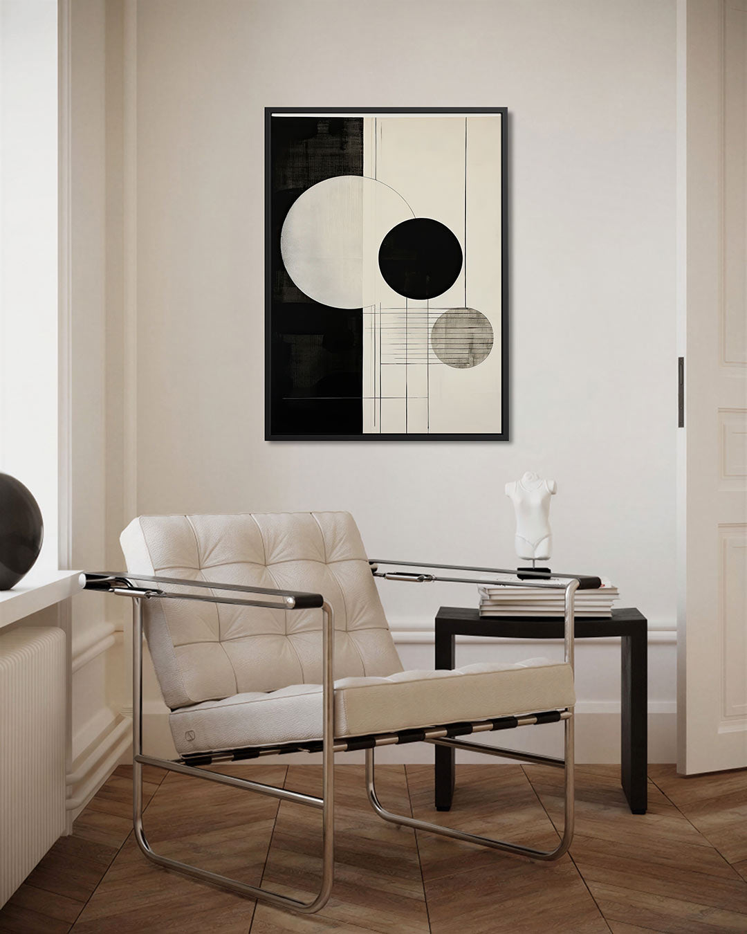 Geometrische cirkelcompositie Kunstwerk