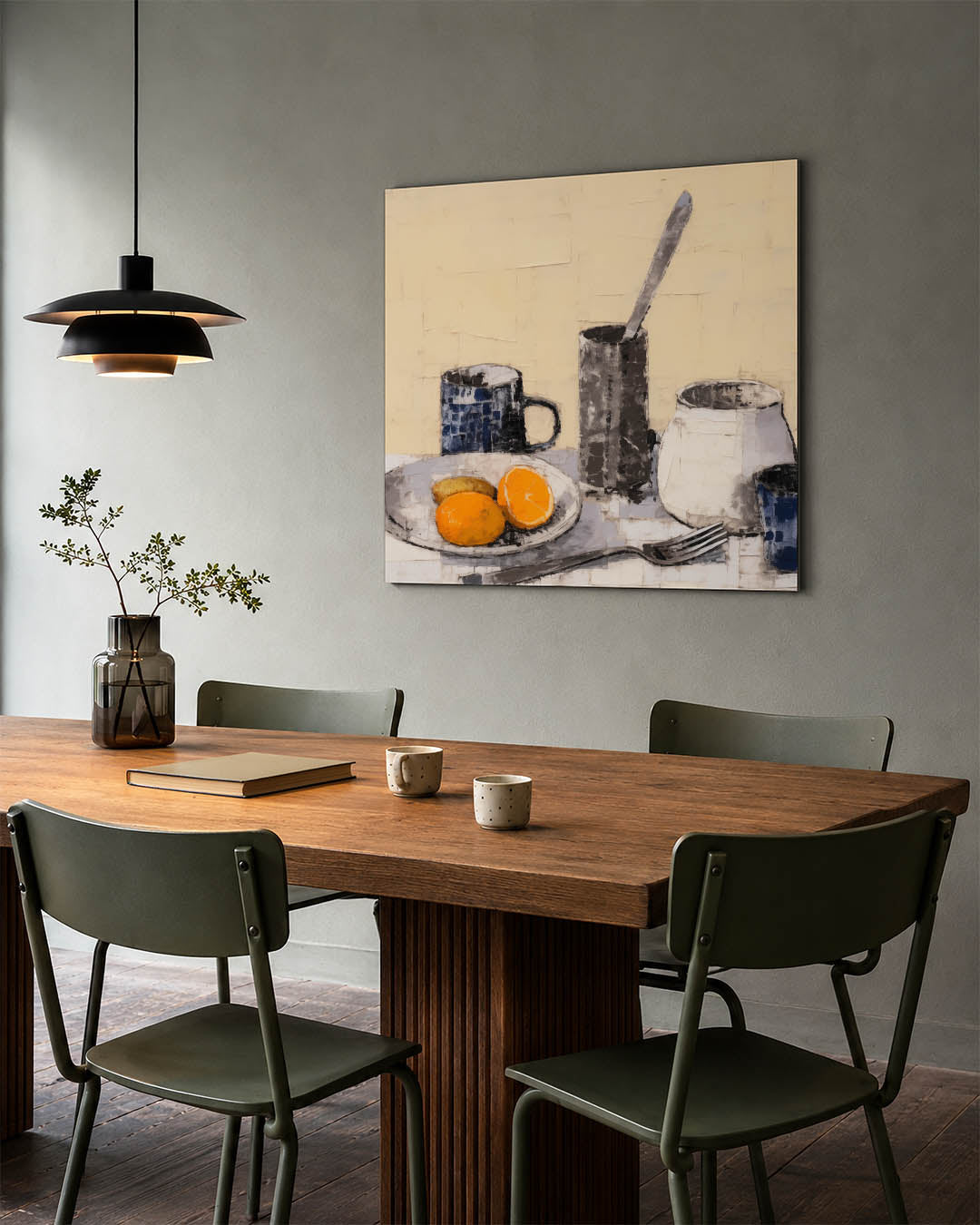 Stilleven met fruit Kunstwerk
