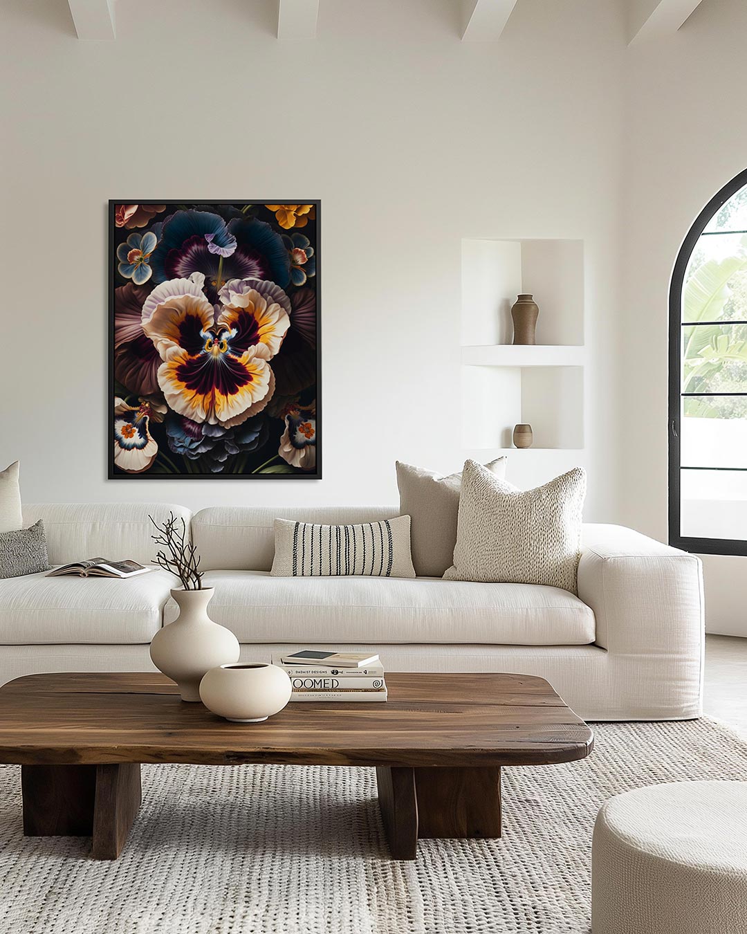 Bloemrijke harmonie Kunstwerk