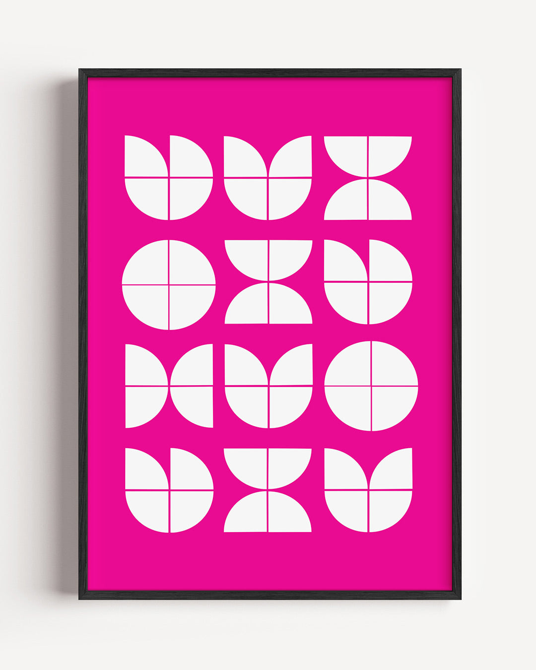 Vormenritme en kleur Poster