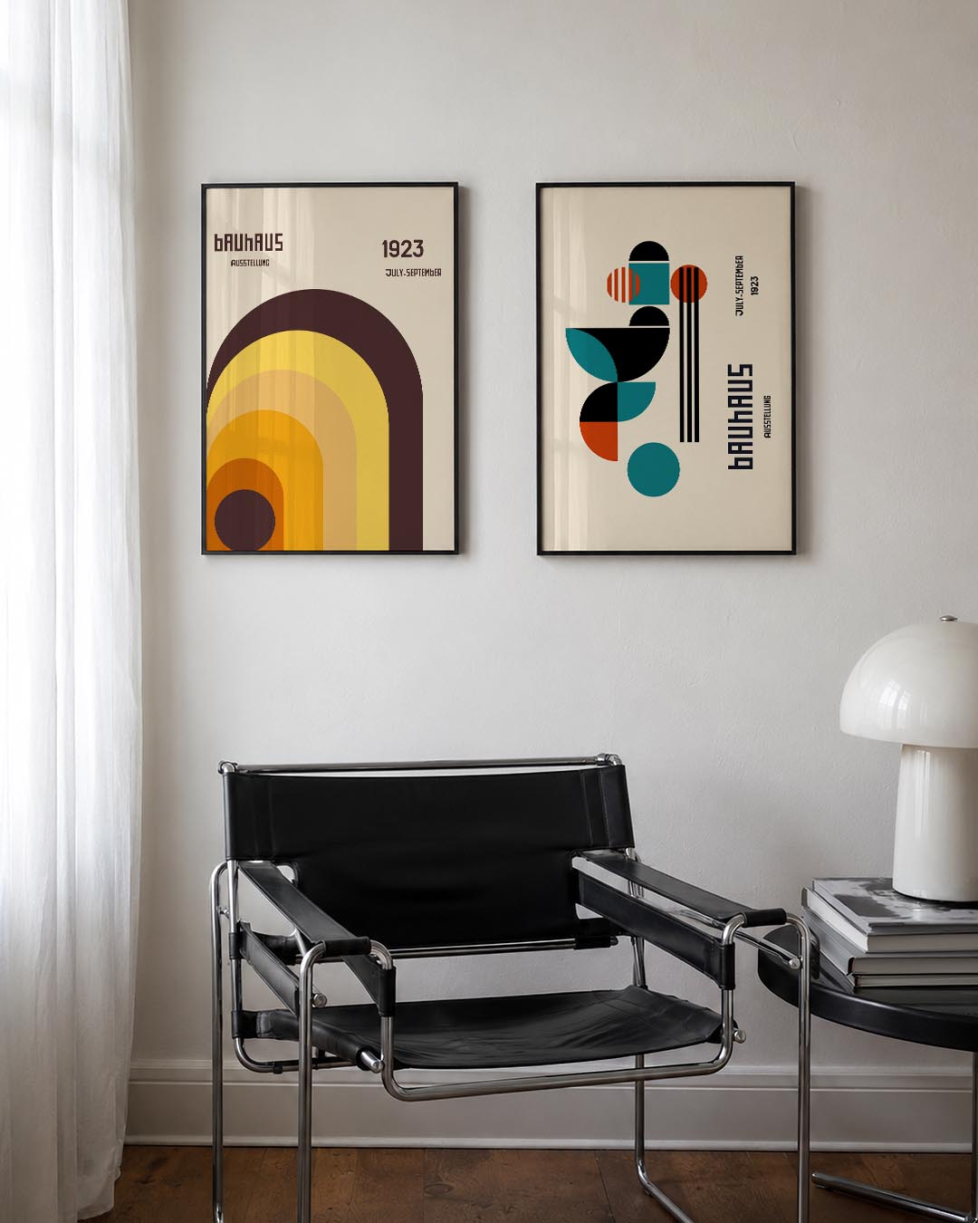 Kleurvolle boogcompositie Posterset