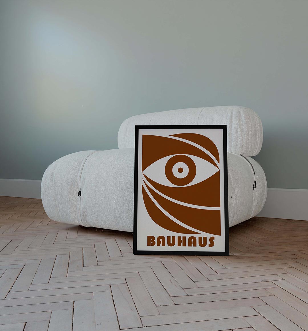 Oog en lijnen Poster