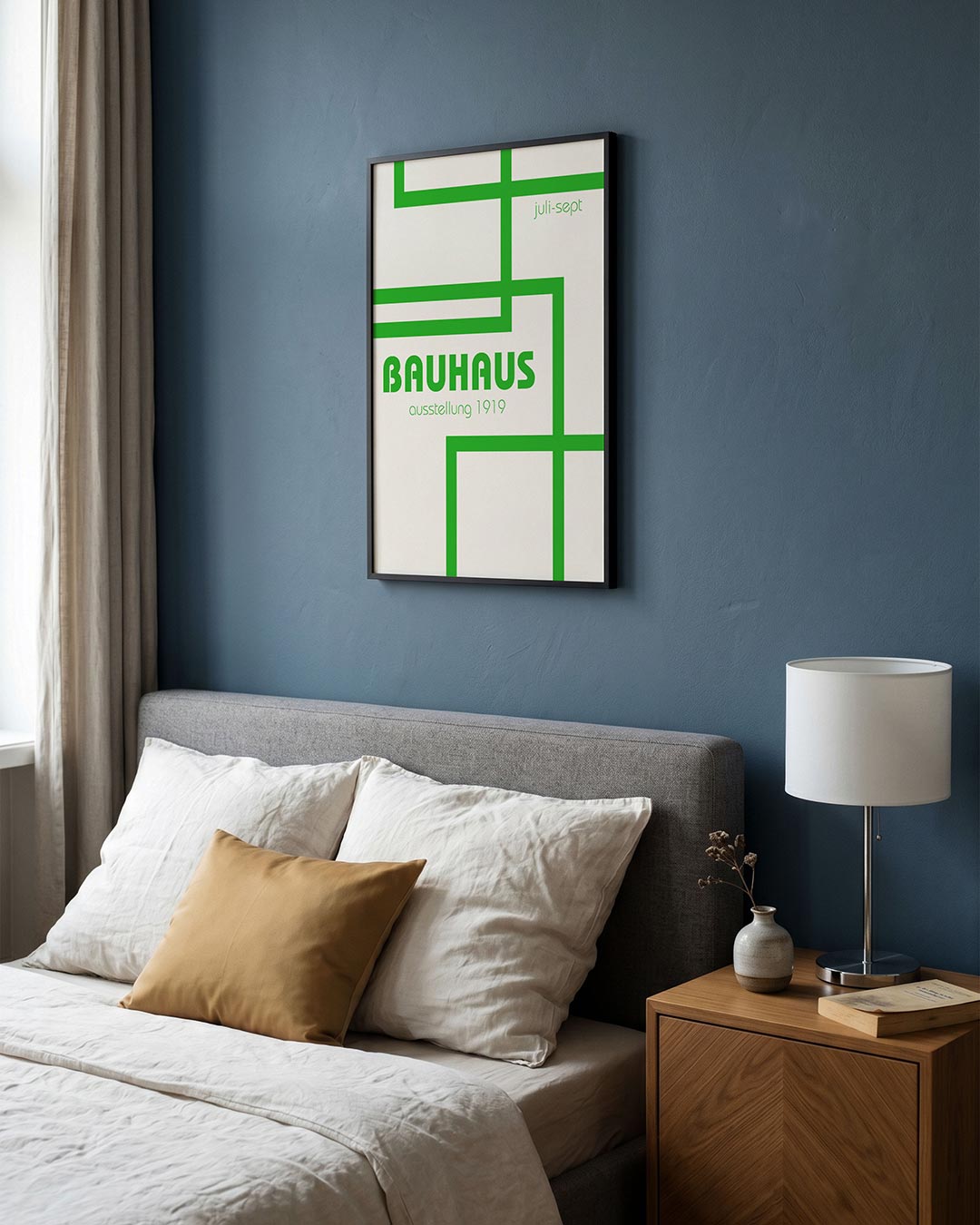 Lijnen en kleurvlakken Poster