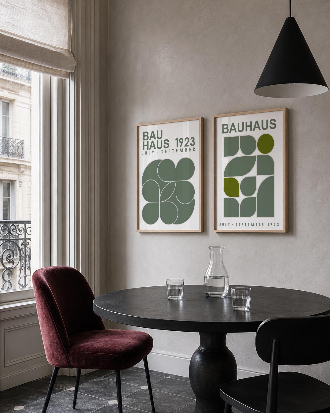 Vormenspel en kleur Posterset