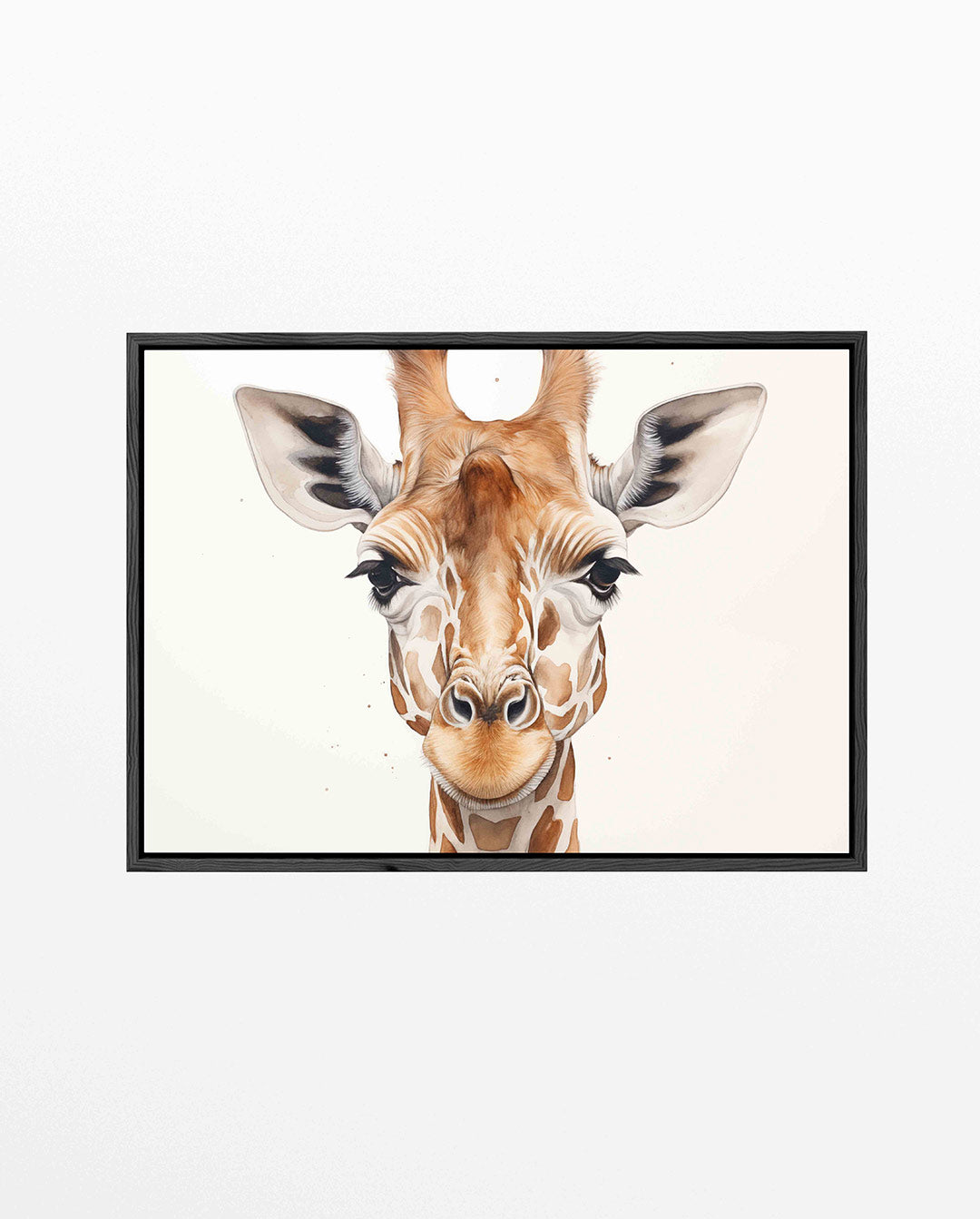 Giraffe portret Kunstwerk