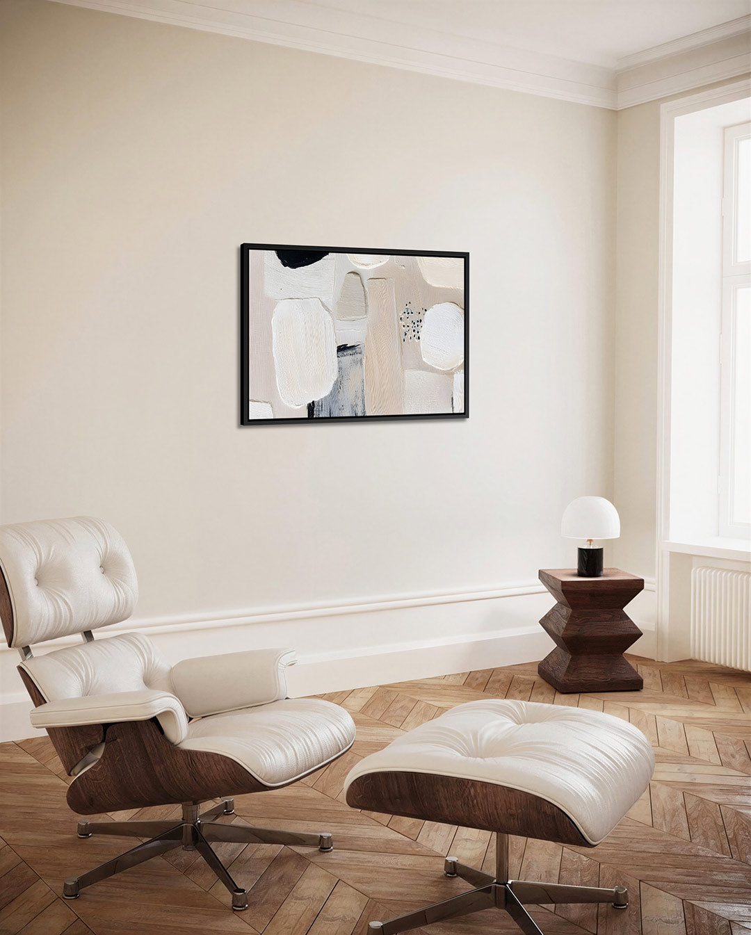 Organische vormen compositie Kunstwerk
