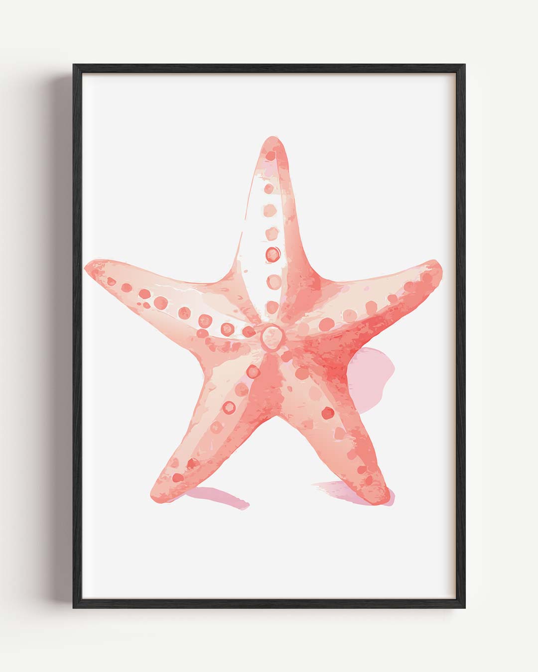 Rustige Zeester Wanddecoratie Poster-WallArtistic
