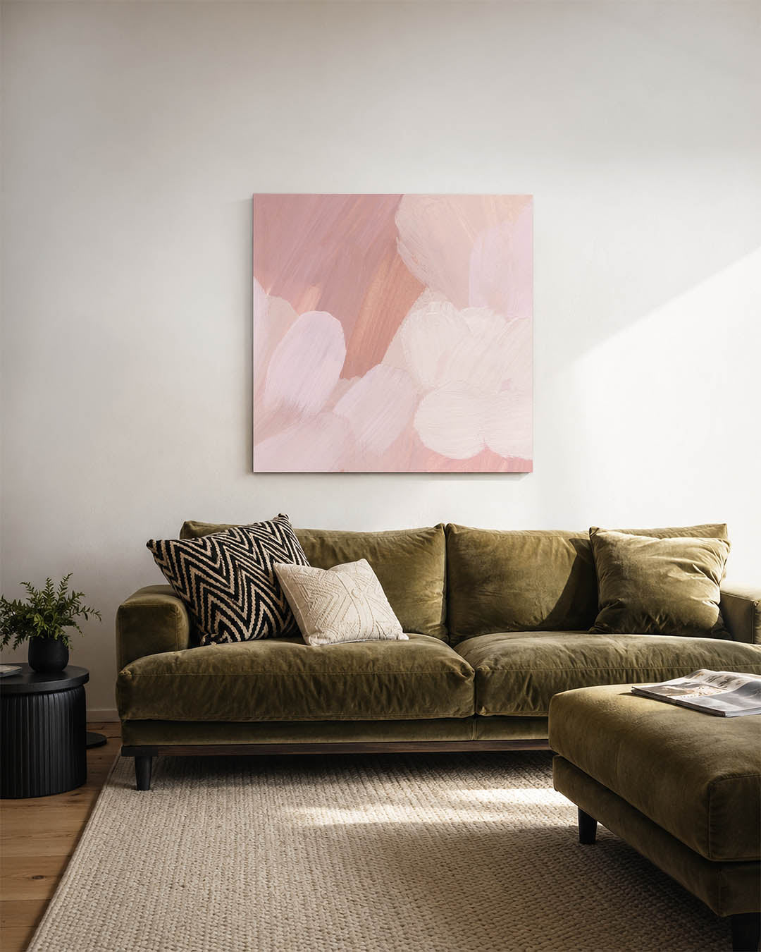 Zachte penseelstreken Kunstwerk