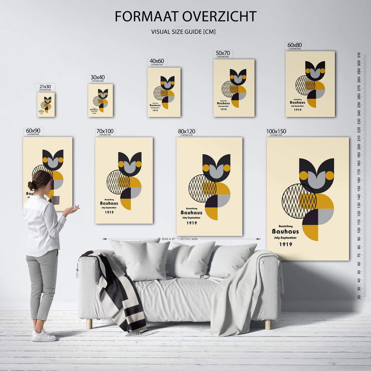 Vorm en kleur Poster