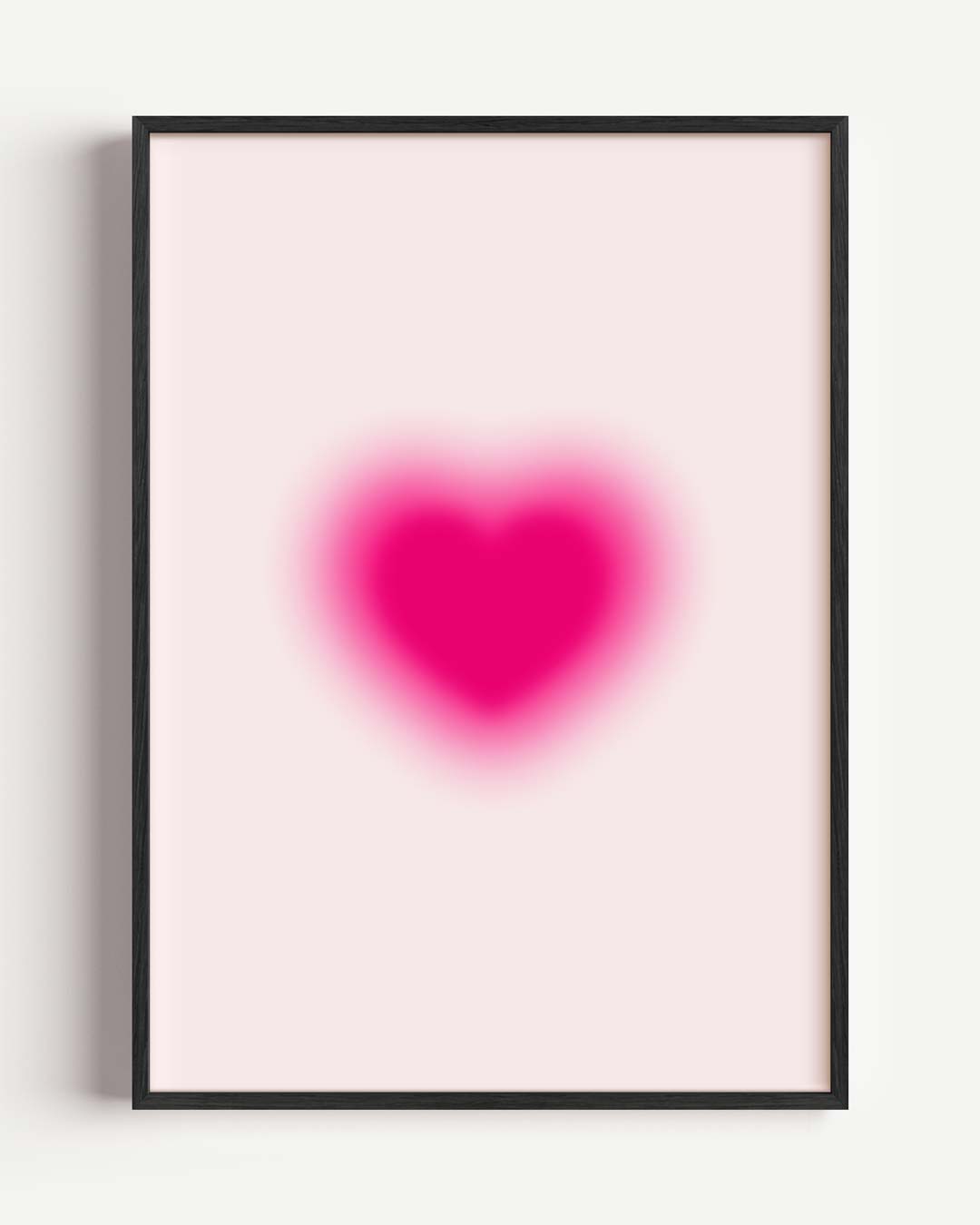 Roze Hart Poster-WallArtistic